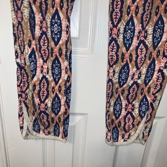 Pilcro and the Letterpress Anthropologie Paz Ikat Boho Drawstring Joggers Sz 27 - Picture 4 of 10